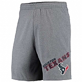 Houston Texans Concepts Sport Tactic Lounge Shorts Heathered Gray